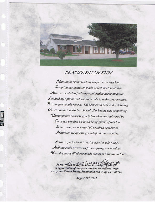 Manitoulin Inn Mindemoya エクステリア 写真